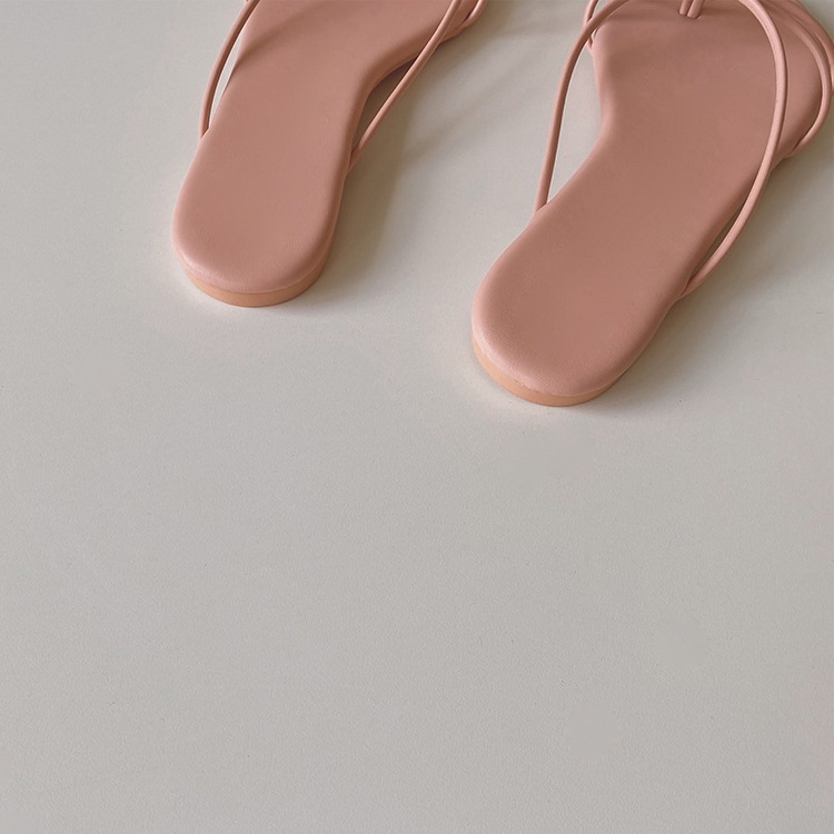 華奢ひも ツイスト ビーチサンダル