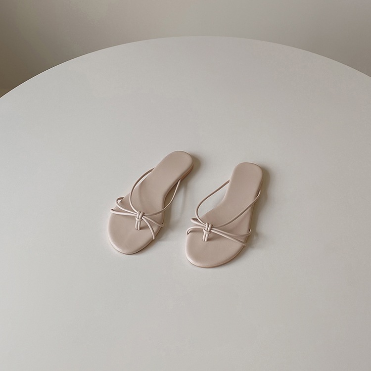 華奢ひも ツイスト ビーチサンダル