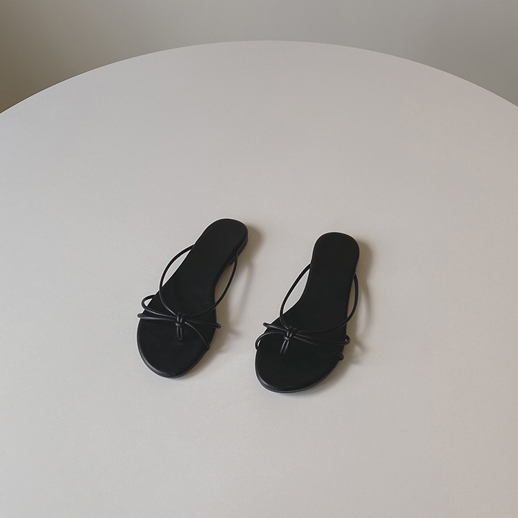 華奢ひも ツイスト ビーチサンダル