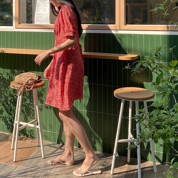 華奢ひも ツイスト ビーチサンダル