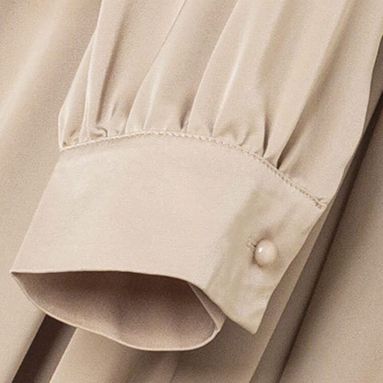 エレガントセットアップ 長袖ブラウス ミモレ丈