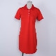 韓国 クールエア機能性 半袖 ポロシャツ ワンピース