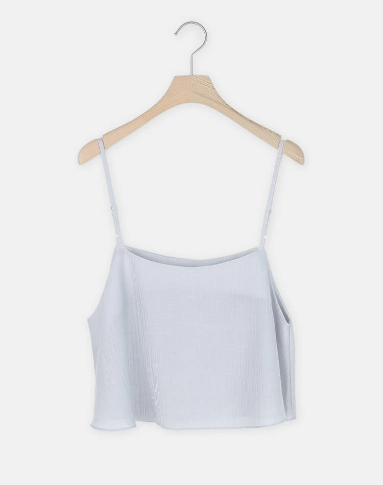 ショート丈 シアーブラウス ビスチェ 2点セット