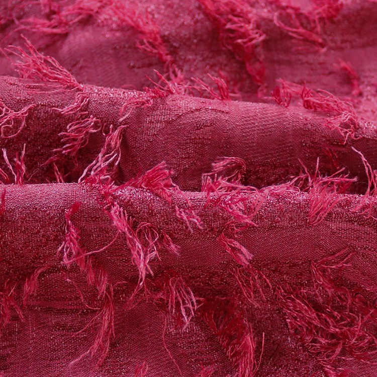 スクエアネック ジャガード ドレス