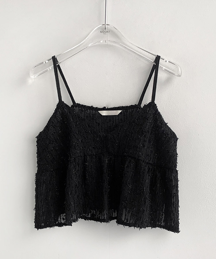 レイヤード ジャガードレース キャミソール ビスチェ