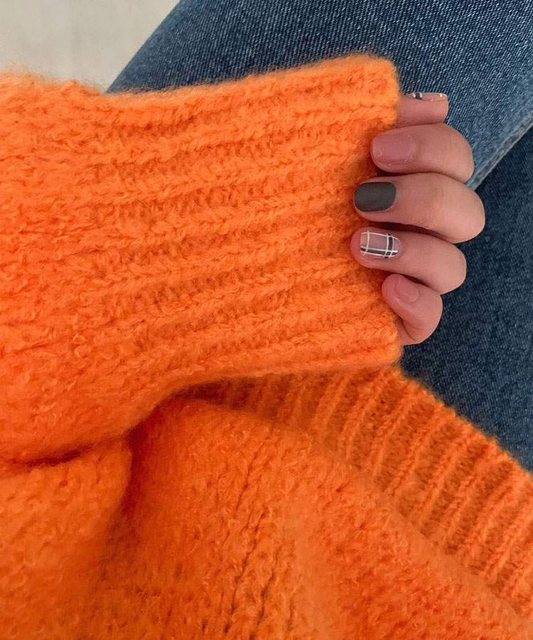 9color ふんわり 厚手 ニット トップス

