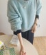 9color ふんわり 厚手 ニット トップス

