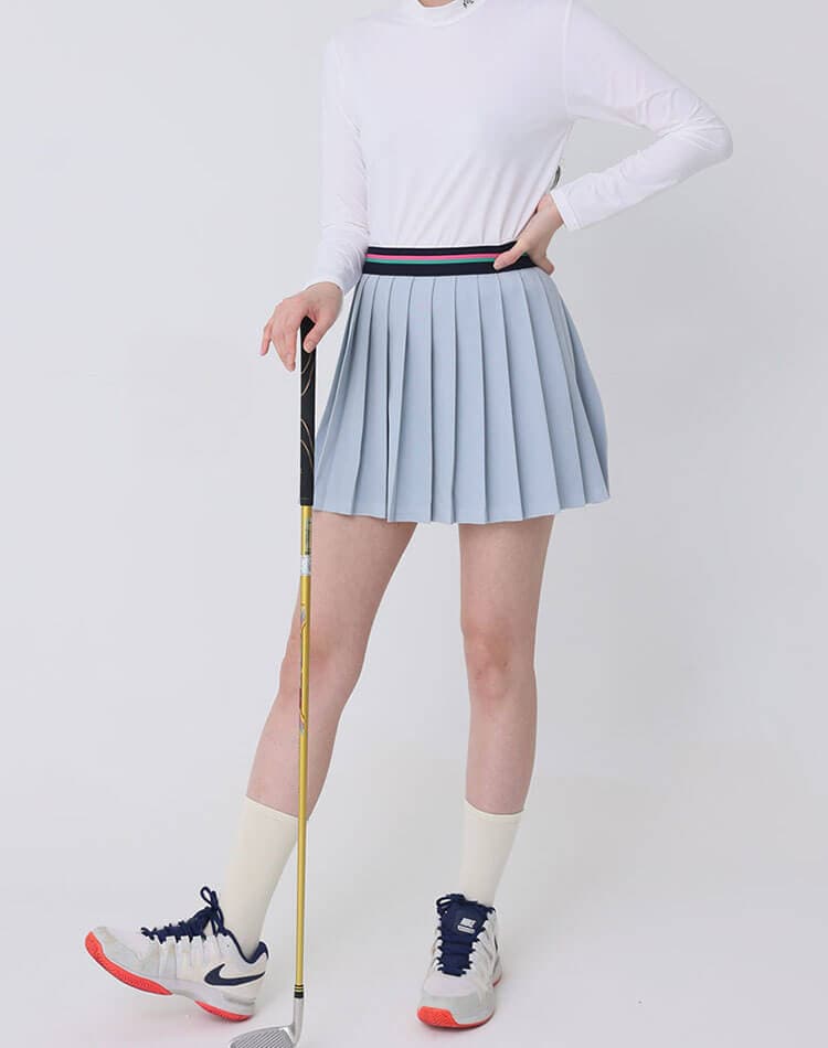 冷感 ハイネック Tシャツ ゴルフ レディース 長袖