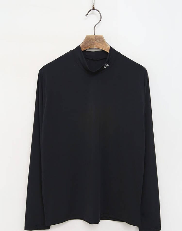 冷感 ハイネック Tシャツ ゴルフ レディース 長袖