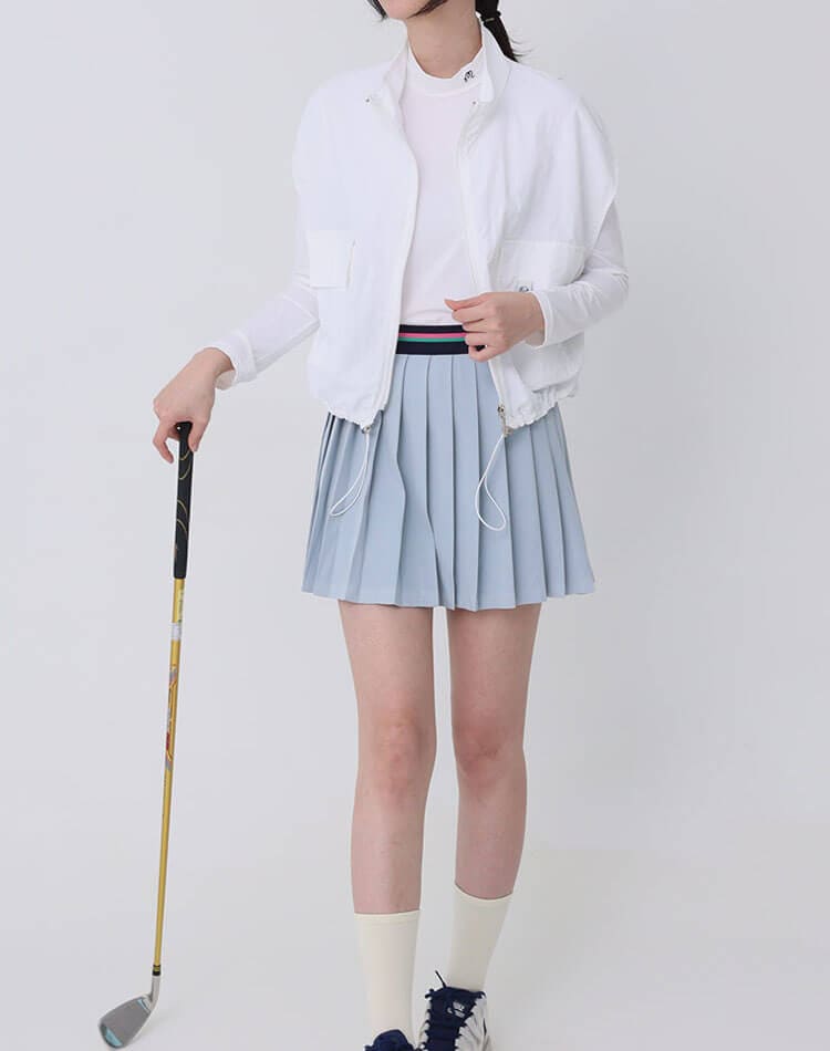 冷感 ハイネック Tシャツ ゴルフ レディース 長袖