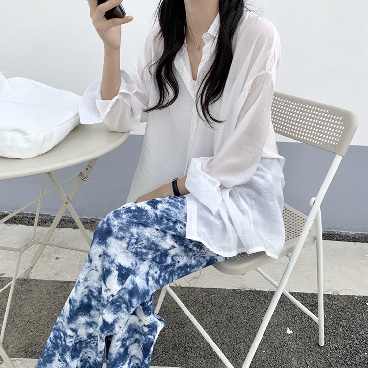 タイダイ ストレッチ ロングパンツ