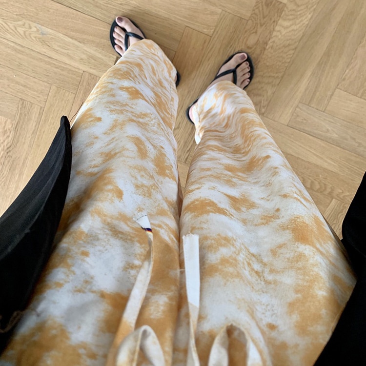 タイダイ ストレッチ ロングパンツ