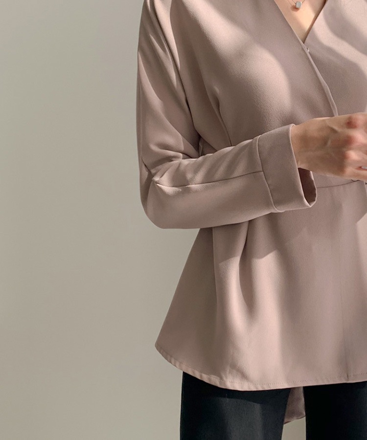 ウエストマーク カシュクール 長袖 ブラウス

