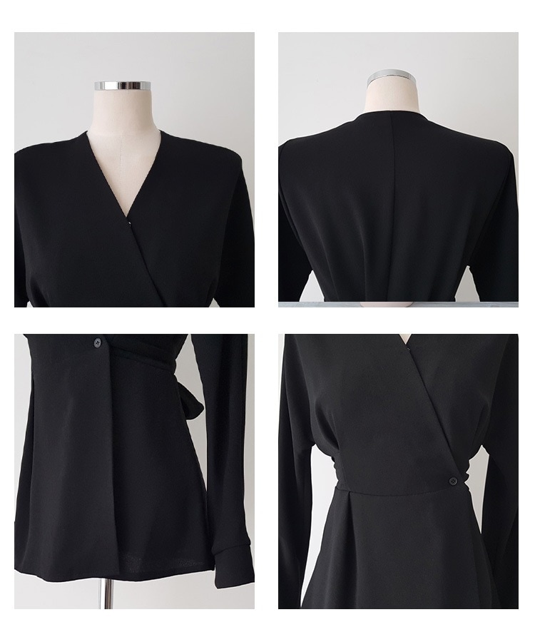 ウエストマーク カシュクール 長袖 ブラウス

