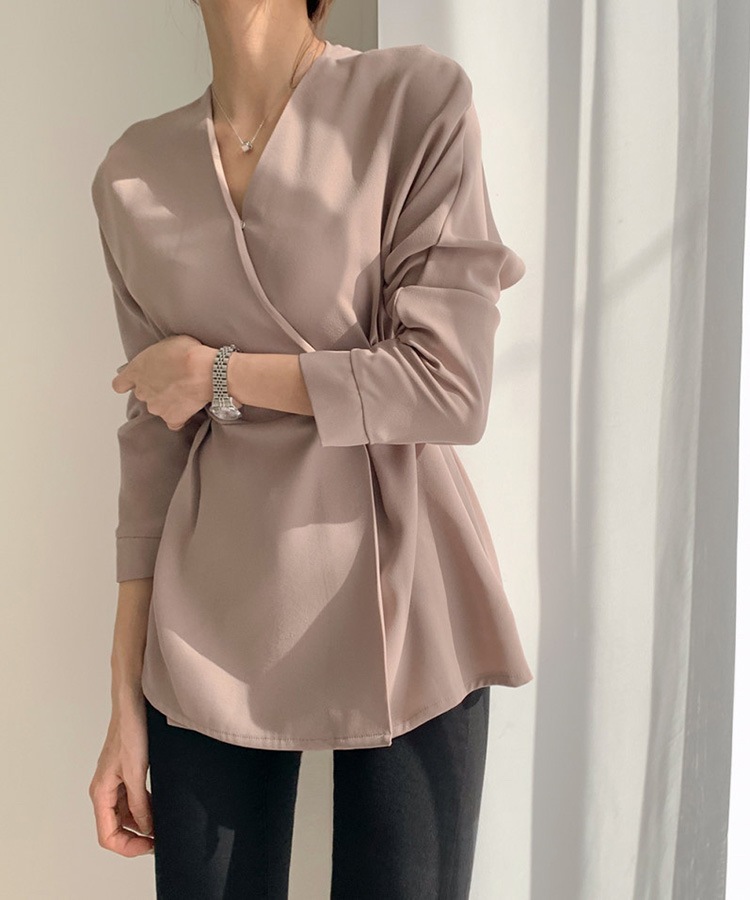 ウエストマーク カシュクール 長袖 ブラウス

