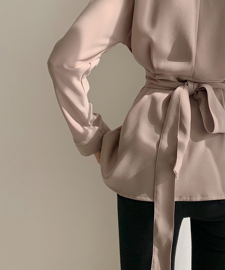 ウエストマーク カシュクール 長袖 ブラウス

