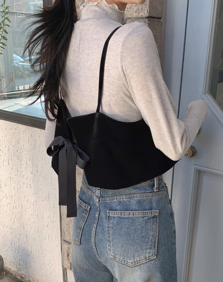 バックリボン ビスチェ ミニスカート セットアップ