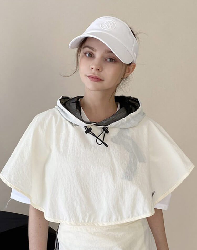 ゴルフ レインコート スカート セット フード付き ポンチョ