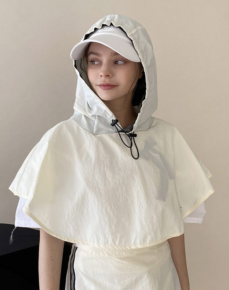 ゴルフ レインコート スカート セット フード付き ポンチョ