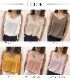 11色☆バッククロス シフォン キャミソール Vネック レディース