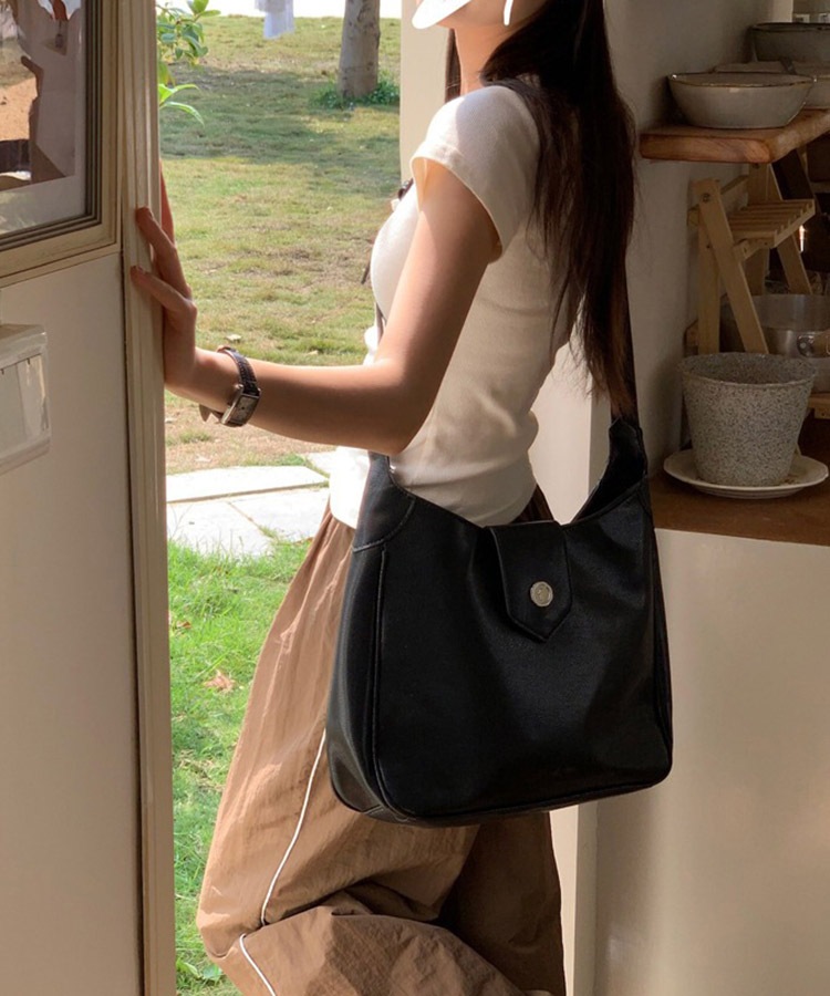 半袖 ヘンリーネック ショート丈 Tシャツ