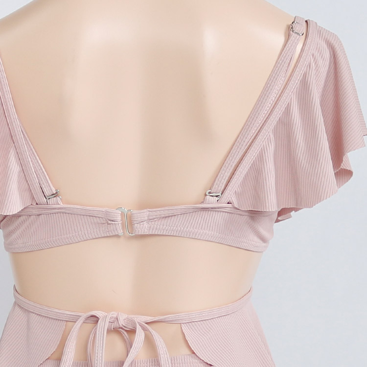 クロスデザイン フリルオフショルダー ビキニ