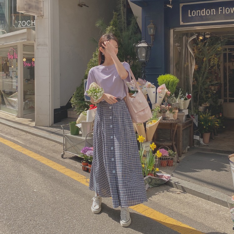 ロールアップ 半袖 Tシャツ
