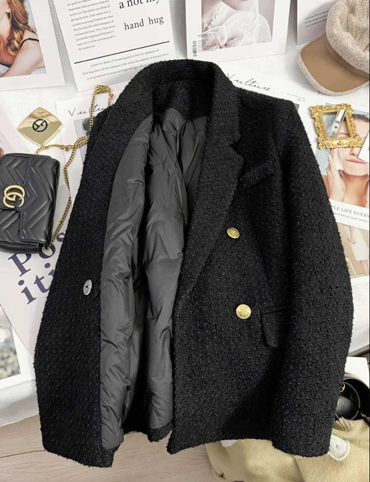 ダウンコート テーラード襟 ジャケット アウター