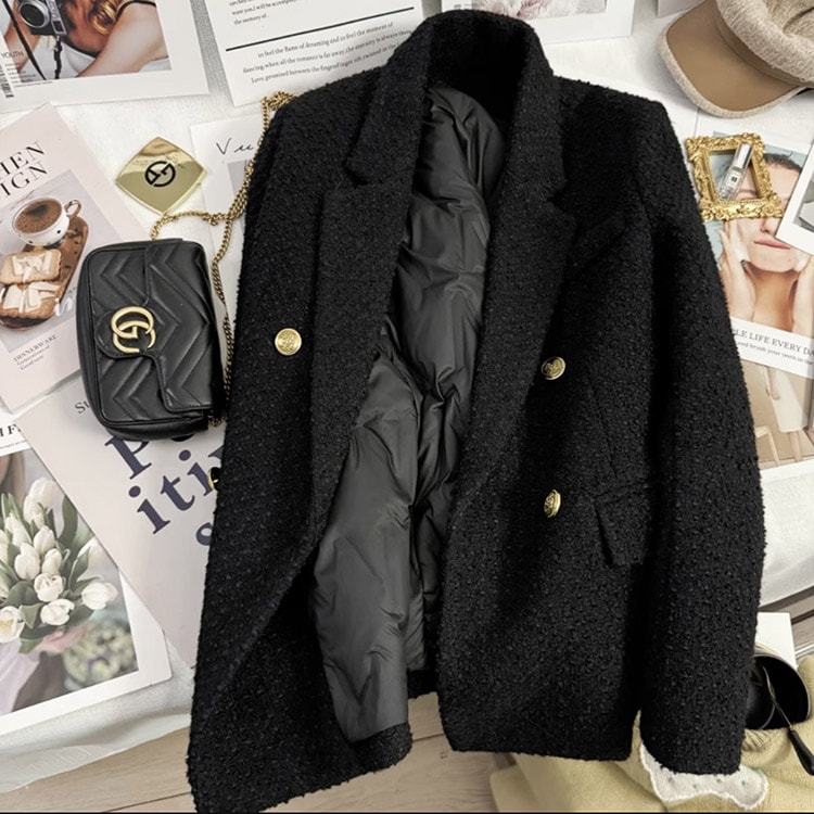 ダウンコート テーラード襟 ジャケット アウター