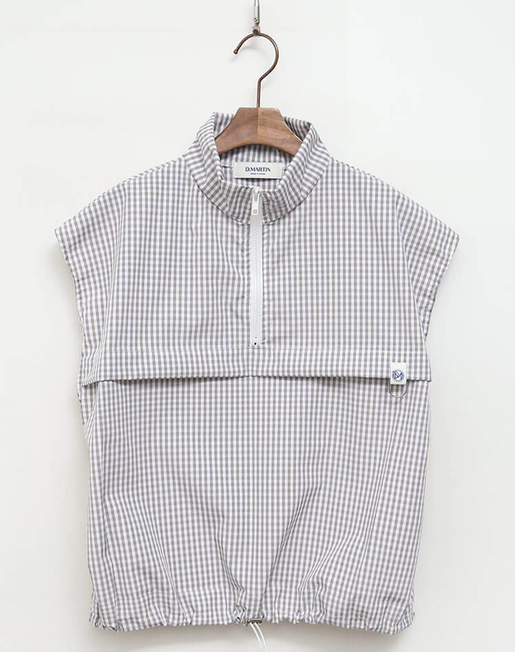 セットアップ可能！ ギンガムチェック ゴルフ トップス