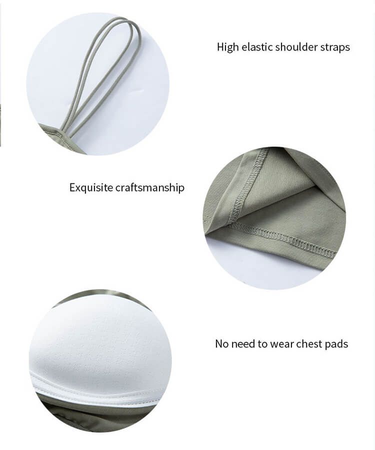 ダブルショルダー カップ付き キャミソール インナー トップス