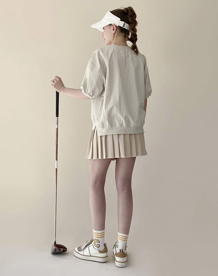 ゴルフ レディース 半袖 ナイロン Tシャツ