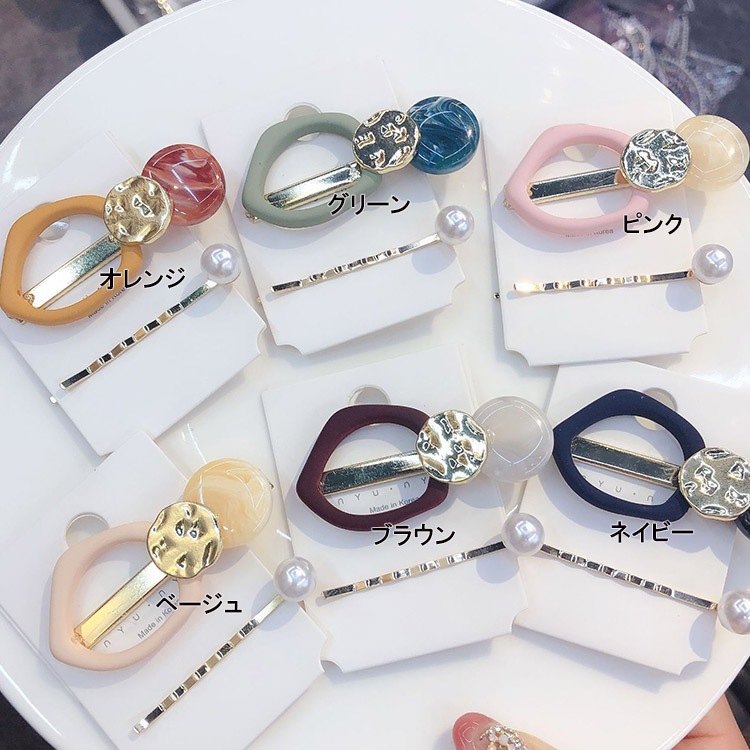 アクセサリーのようなヘアアクセサリー