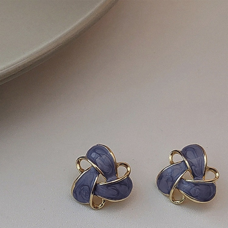 インクアート風 大ぶり エレガント ピアス