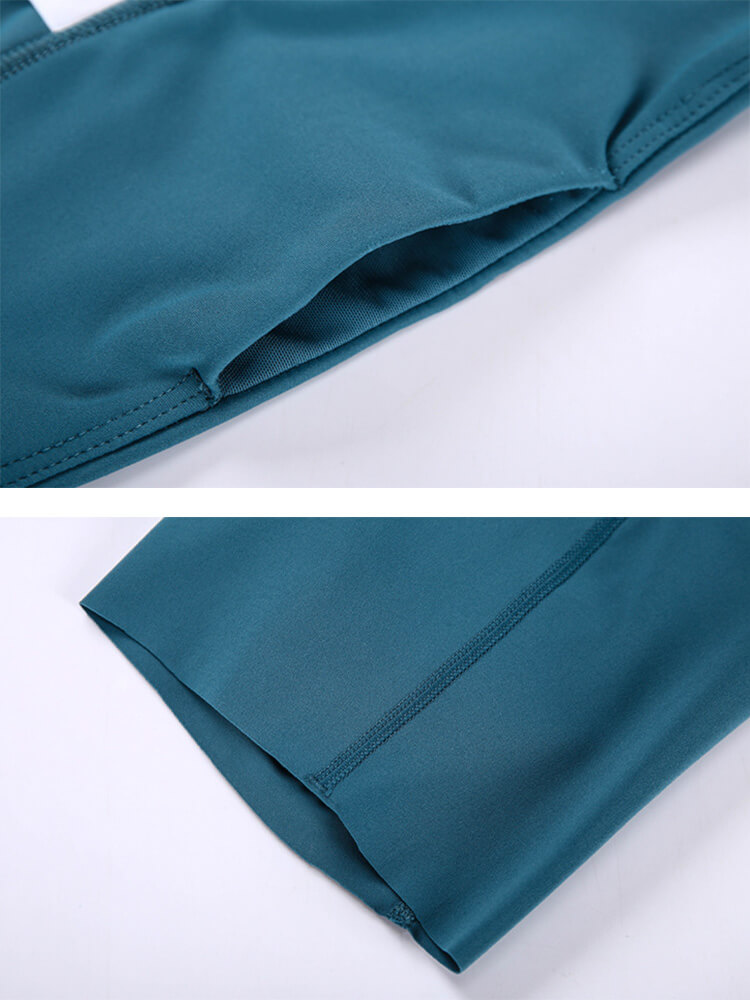 サイド ポケット付き ショート丈 レギンス