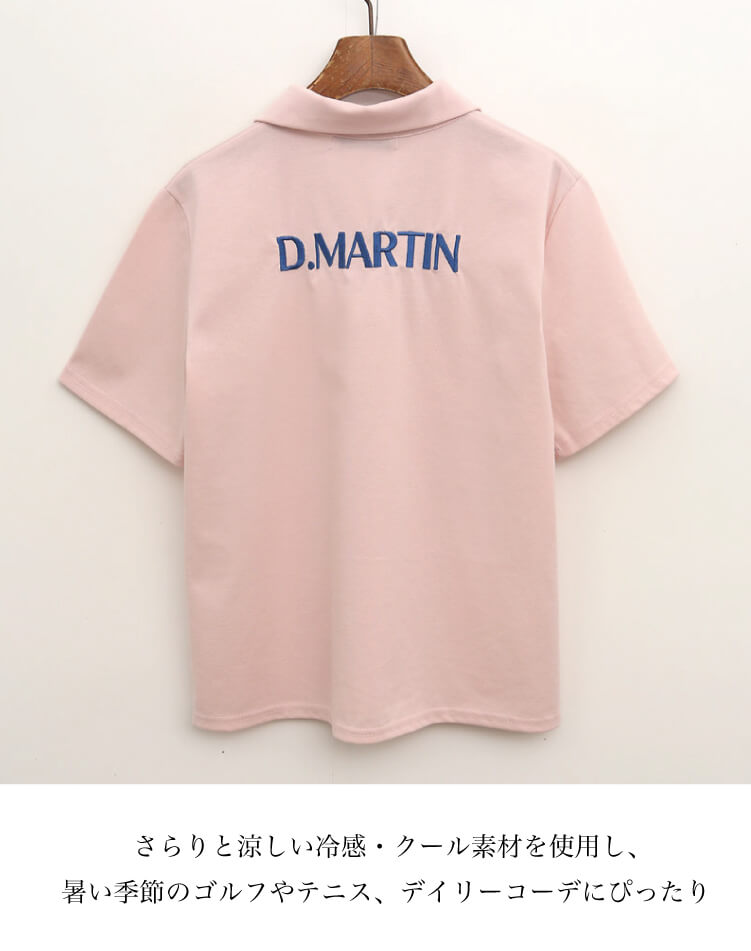 韓国 ゴルフ 半袖 ポロシャツ レディース