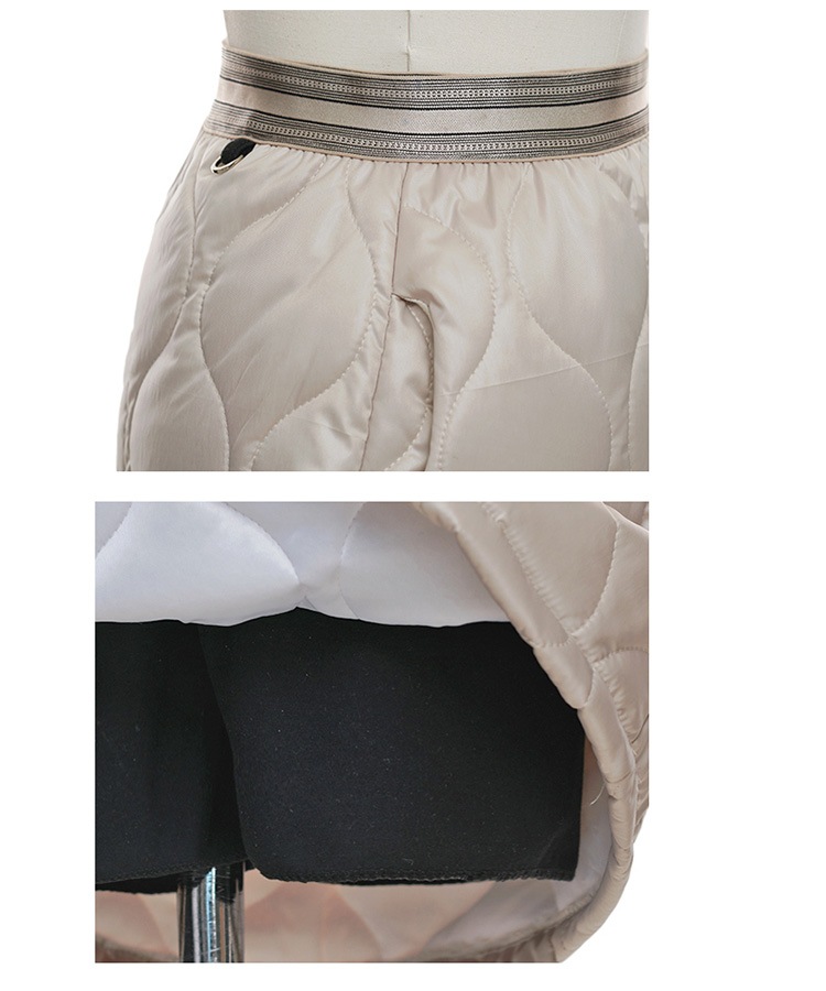 キルティング ウェロンダウン タイトスカート 

