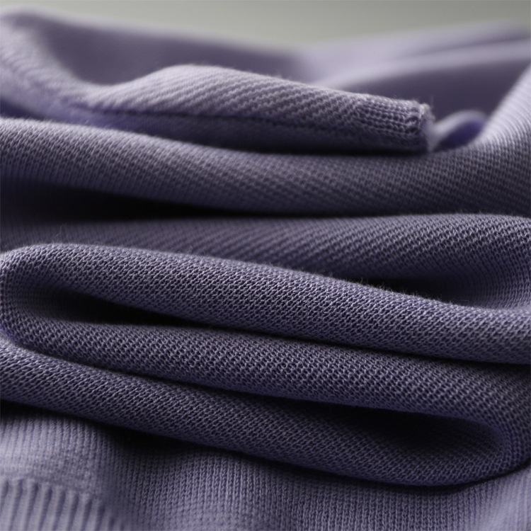 てろんと感 柔らか薄手ニット フレンチスリーブ トップス