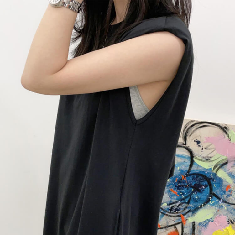 バッククロス 背中見せ Aライン ロングワンピース