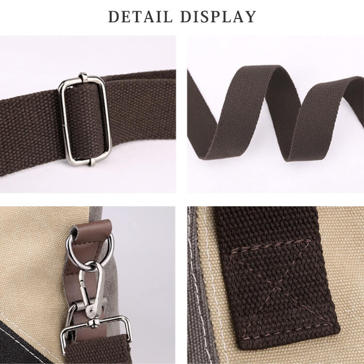 3WAY バイカラー パッチワーク キャンバスバッグ