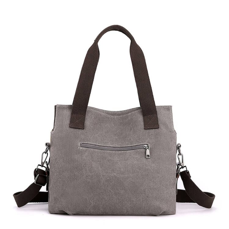 3WAY バイカラー パッチワーク キャンバスバッグ