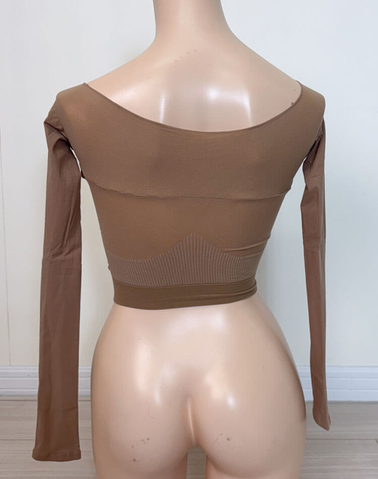 ゴルフ用 UVカット ストッキング素材 インナー 長袖 トップス