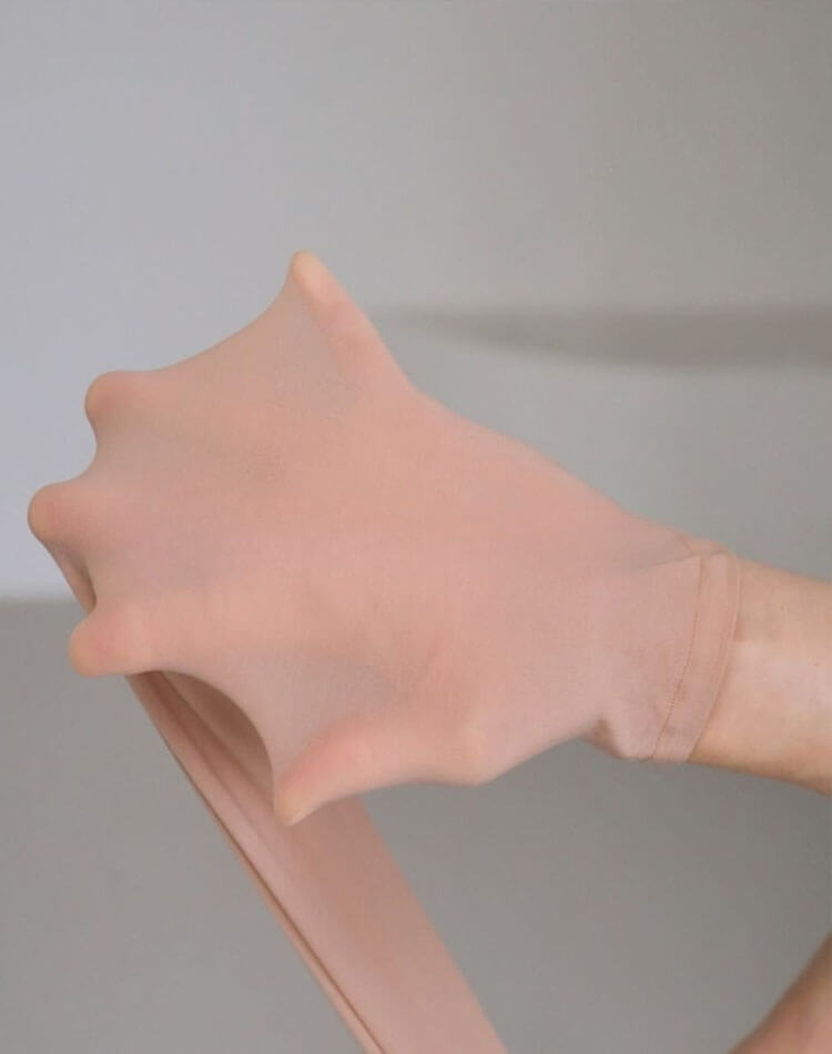 ゴルフ用 UVカット ストッキング素材 インナー 長袖 トップス