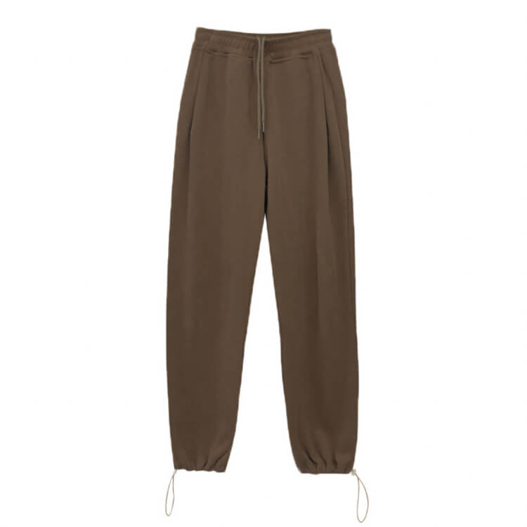 裏起毛 カジュアル 絞り紐 スウェットパンツ