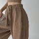 裏起毛 カジュアル 絞り紐 スウェットパンツ
