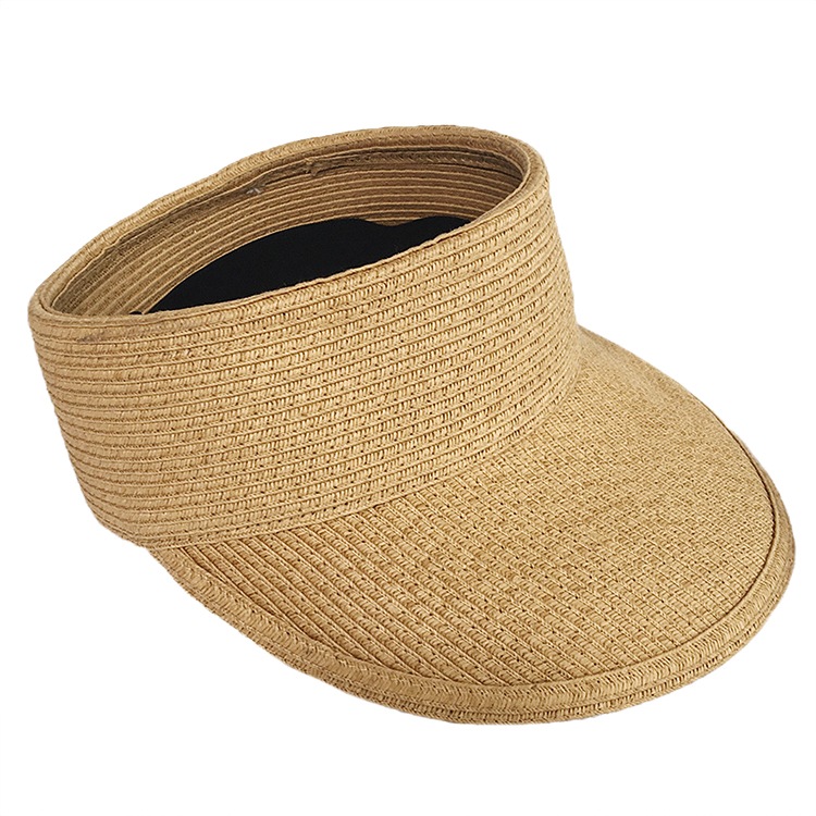 おおきめつばがかわいい ストロー編み サンバイザー