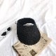 おおきめつばがかわいい ストロー編み サンバイザー