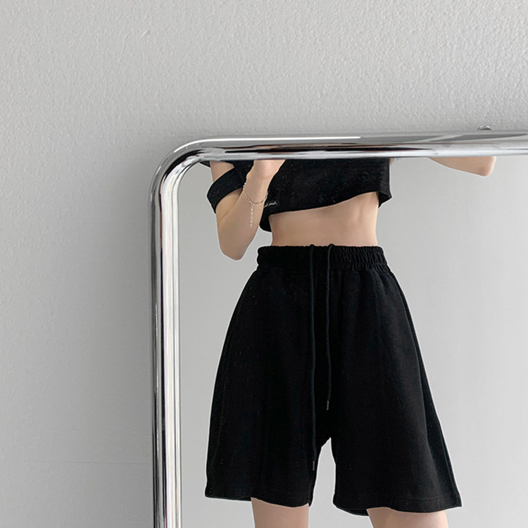 10color センタータック スウェット ハーフパンツ