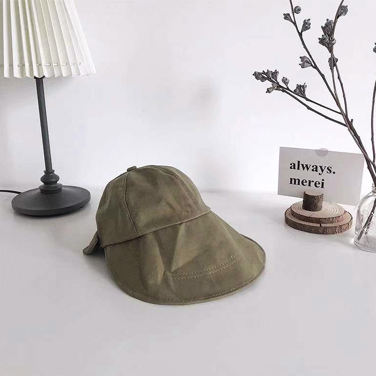 小顔効果 つば広 リボン キャスケット