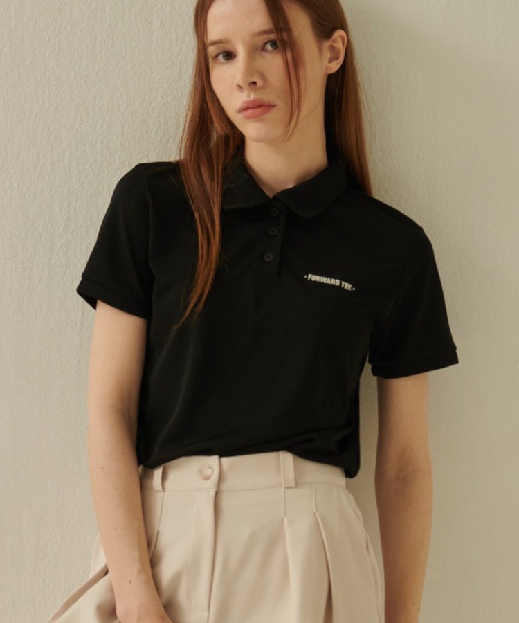 韓国ゴルフウェア シンプル 半袖 ポロシャツ